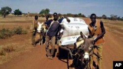 Des jeunes agriculteurs en formation au Burkina