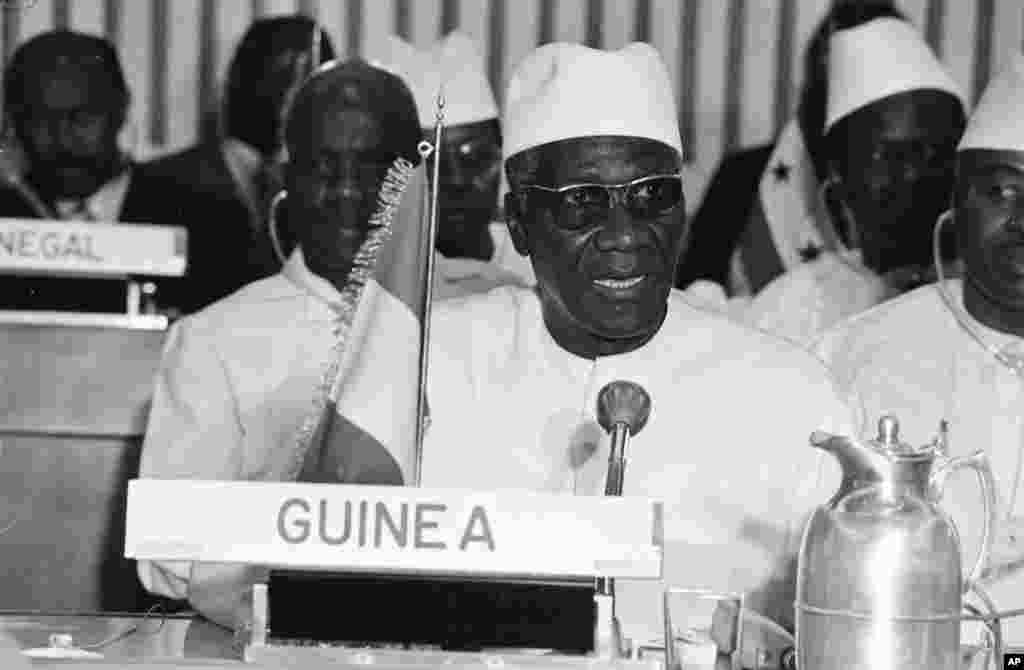 Ahmed Sekou Toure yatwaye Gineya mu myaka ya za 80