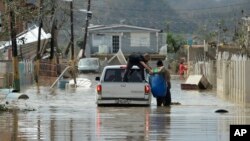 Badai Maria pekan lalu meluluhlantakkan Toa Baja, Puerto Rico (22/9). 