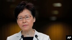 La jefa ejecutiva de Hong Kong, Carrie Lam, dijo el martes 27 de agosto de 2019 que la situación en el país sigue siendo grave, pero indicó que no renunciará a construir una plataforma de diálogo.