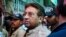 Pakistan's former President and military ruler Pervez Musharraf arrives at an anti-terrorism court in Islamabad, Pakistan, Apr. 20, 2013. 