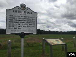 During the U.S. Civil War from 1860 to 1863, which pitted free states against slaveholding states, Harriet Tubman guided a raid in South Carolina that resulted in the rescue of about 700 additional slaves. (M. Melton/VOA)