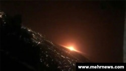 عکسی از انفجار مشکوک شرق تهران - ۶ تیر ماه