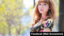 Hình ảnh được tìm thấy trên Facebook Ruby Ruby được cho là của nghi can Đoàn Thị Hương. (Ảnh: Facebook Ruby Ruby)