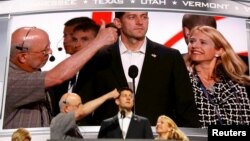 Le président de la Chambre des représentants Paul Ryan participe à la répétition à la Quicken Loans Arena de Cleveland, Ohio, le 17 juillet 2016.