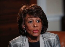 FILE - Rep. Maxine Waters, D-Calif., speaks during an interview at her congressional office on Capitol Hill in Washington, March 23, 2017.