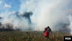 Teargas in rural Lupane District ...