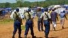 FILE: Zimbabwean police on patrol at the Chingwizi transit camp for over 20,000 people displaced as a result of the flooded Tokwe-Mukorsi Dam. (Photo: Human Rights Watch)