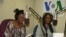 VOA Swahili journalists Esther Githui-Ewart and Mkamiti Kibayasi.