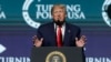 President Donald Trump speaks at the Turning Point USA Student Action Summit at the Palm Beach County Convention Center, Dec. 21, 2019, in West Palm Beach, Fla. 