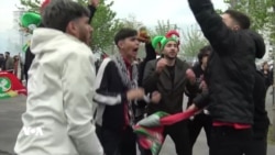 دڵخۆشی و ئاهەنگگێڕانی دانیشتوانی ئامەد بە بۆنەی سەرکەوتنی ئامەدسپۆر 