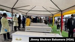 Imibiri 10 y'abakomoka muri Kivu ya ruguru yose yashyinguwe kw’irimbi rya Makao muri teritware ya Nyiragongo