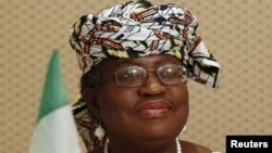 Conference guest speaker, Nigerian Finance Minister Ngozi Okonjo-Iweala, seen in Pretoria, South Africa, March 23, 2012 (file photo).