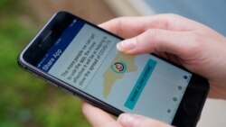 App ya simu kufuatilia maambukizi ya COVID-19 ikianza kutumika Disemba 4, 2020, mjini Charlotte, Jimbo la North Carolina. 