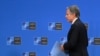 U.S. Secretary of State Antony Blinken leaves after a press conference during a NATO foreign ministers' meeting at the NATO headquarters in Brussels on Dec. 4, 2024.