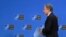 U.S. Secretary of State Antony Blinken leaves after a press conference during a NATO foreign ministers' meeting at the NATO headquarters in Brussels on Dec. 4, 2024.