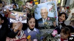 巴勒斯坦學童11月28日支持巴勒斯坦當局加入國際刑事法院等聯合國組織