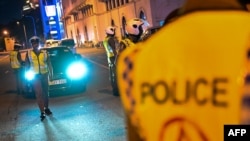 FILE - Police officers are seen deployed in Colombo, Sri Lanka, Sept. 21, 2024.