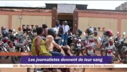 Les journalistes togolais donnent leur sang