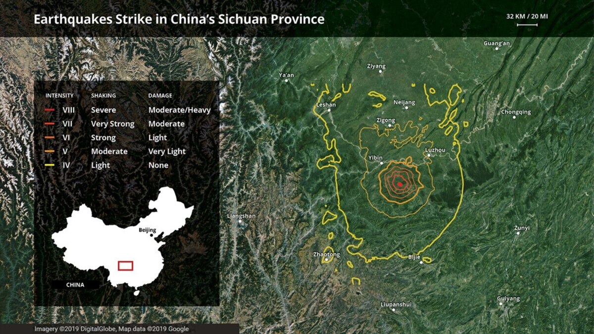 Two Strong Quakes Hit Southwest China 12 Dead 