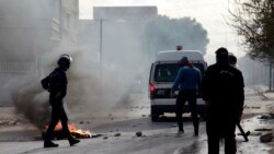Heurts entre la police à des manifestants à Kasserine