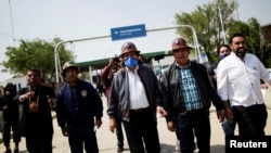 El expresidente boliviano Evo Morales regresa a su país desde Argentina, por la ciudad fronteriza de Villazón, Bolivia, el 9 de noviembre de 2020.