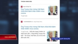 Báo Việt rút bài TT Trump ‘chúc mừng Việt Nam’ vụ coronavirus