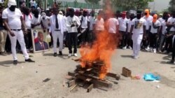 Haitian gang leader holds voodoo ritual for assassinated Haitian President Jovenel Moise in Port-Au-Prince, July 27, 2021.