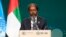 FILE - Somalia's President Hassan Sheikh Mohamud speaks during a plenary session at the COP28 U.N. Climate Summit, Dec. 1, 2023, in Dubai, United Arab Emirates. 