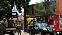 La police zambienne dans les rues de Lusaka, le 15 janvier 2018.