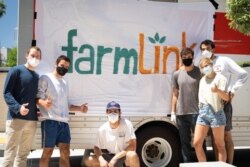 Members of the FarmLink team unloading an egg shipment in Los Angeles. (Photo courtesy FarmLink)