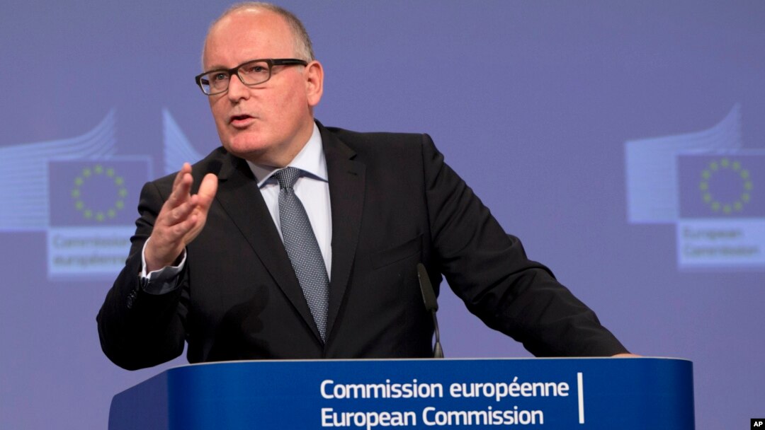 Potpredsednik Evropske komisije Frans Timermans