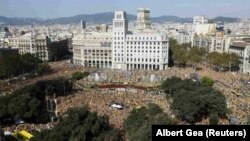 تظاهرات استقلال طلبان کاتالونیا – بارسلون، ۲۷ مهر