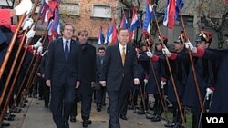 Ban Ki-moon visitó un centro penitenciario, se reunió con el canciller Luis Almagro y con el presidente José Mujica como parte de su cargada agenda en Uruguay.