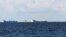Chinese vessels are pictured in disputed South China Sea, April 21, 2017. 