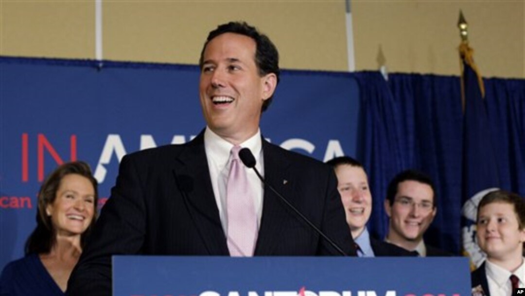 Rik Santorum - Respublikachilar partiyasidan prezidentlikka da'vogar, sobiq senator