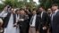 Lawyers shout "go Nawaz go" after leaving the Supreme Court following proceedings on corruption allegations against Prime Minister Nawaz Sharif's family, in Islamabad, Pakistan, July 17, 2017. 