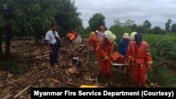 မန္တလေးတိုင်း ရမည်းသင်းမြို့နယ်ထဲ ရေကြီးလို့ လူသေဆုံးကြောင်း မီးသတ်တပ်ဖွဲ့ထုတ်ပြန်ခဲ့ (စက်တင်ဘာ ၁၂၊ ၂၀၂၄)