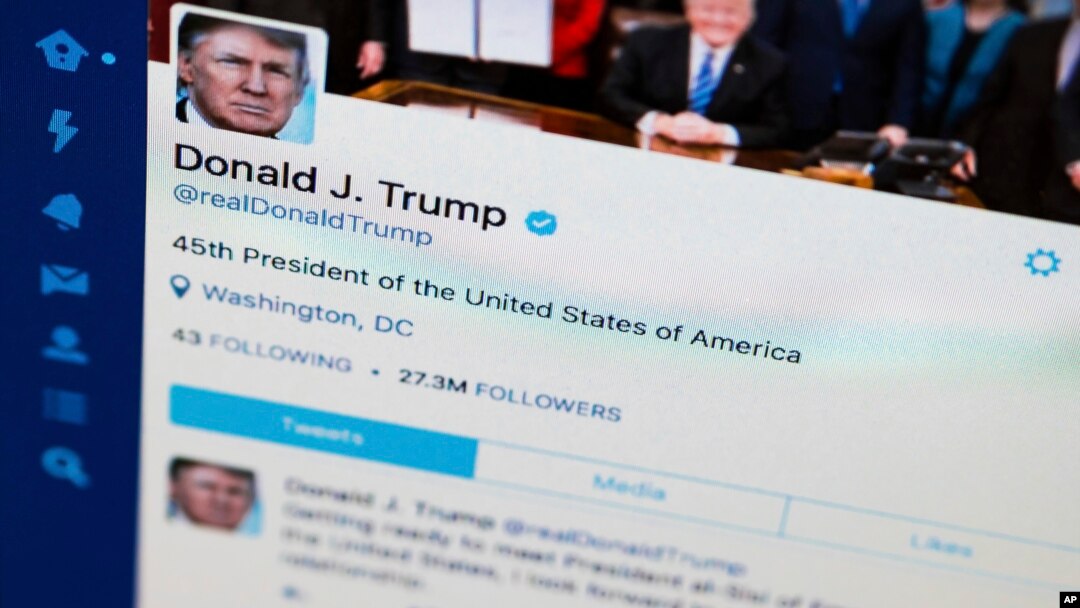 Twitter của ông Trump.