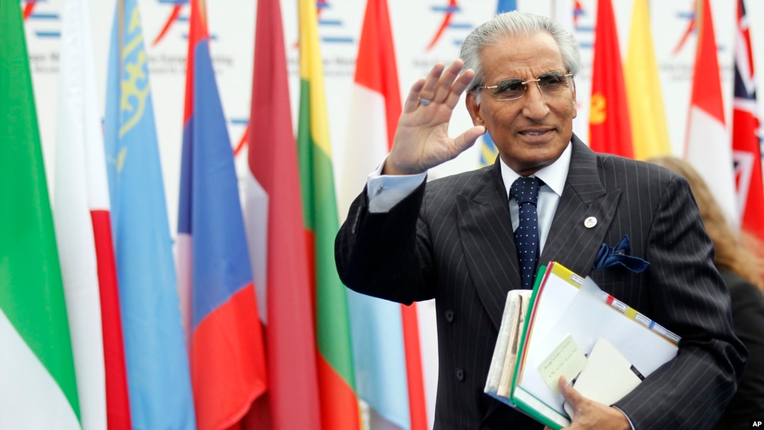 Asisten Khusus Masalah Luar Negeri untuk PM Pakistan, Syed Tariq Fatemi, menghadiri Pertemuan ke-10 Negara-negara Asia dan Eropa (ASEM) di Milan, Italia, 16 Oktober 2014. (Foto: dok).
