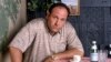 James Gandolfini shown in 1999 as crime boss Tony Soprano from TV series, 'The Sopranos.' (HBO publicity photo)