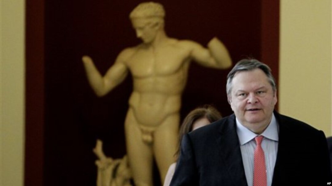 Pemimpin Partai Sosialis Yunani, PASOK, Evangelos Venizelos (20/6).