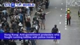 VOA60 World - Police Used Batons, Pepper Spray Against Protesters in Hong Kong