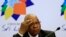 South African President Jacob Zuma during news conference at Commonwealth Heads of Government Meeting, Colombo, Nov. 17, 2013.