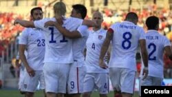 La selección de fútbol de Estados Unidos que debuta hoy en la Copa América Centenario.