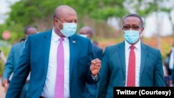 I Bubamfu, umushikiranganji ajejwe imigenderanire y'Uburundi n'ayandi makungu Albert Shingiro, i buryo uwujejwe imigenderanire y'u Rwanda n'ayandi makungu Vincent Biruta 