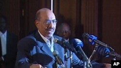 Shugaba Omar al-Bashir yana magana yau litinin ta gidan telebijin ga al'ummar Sudan