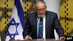 Le ministre israélien de la Défense Avigdor Lieberman à Jérusalem, le 30 avril 2017.