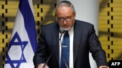 Menteri Pertahanan Israel, Avigdor Lieberman 