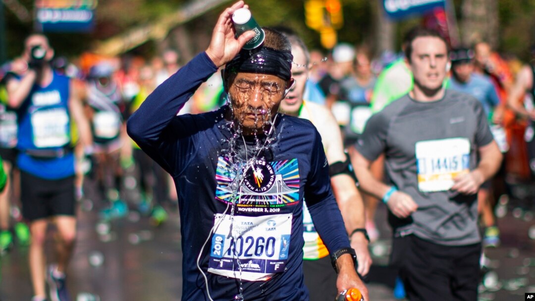 Gjatë maratonës në Nju Jork